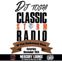 DJ TOSHI’S CLASSIC STORM RADIO 10 YEAR ANNIVERSARY SHOW REVIEW